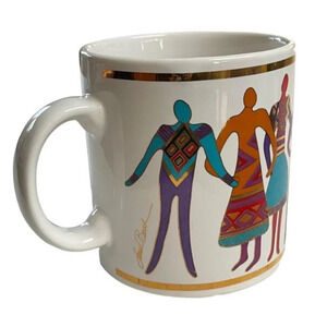 Laurel Burch The Art of Human Being Coffee Cup Mug Not For Microwave or Oven Use